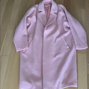 H&M oversized pink coat